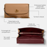 Load image into Gallery viewer, Coach Signature Leather Chain Crossbody
