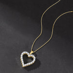 Load image into Gallery viewer, Ross-Simons 0.30 ct. t.w. Diamond Heart Pendant Necklace
