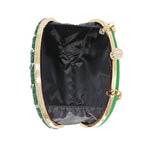 Load image into Gallery viewer, MAIRLOM Women's Evening Bags Sparkly Rhinestone Clutch Purses Luxury Diamond Peacock Handbag for Wedding Party Formal（Green Peacock）
