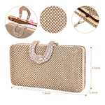 Load image into Gallery viewer, Fmiysxidm Sparkly Rhinestone Crystal Clutch for Wedding Party Dressy Handbag Formal Party Evening Bag For Women
