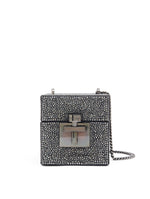 Load image into Gallery viewer, Oscar de la Renta, Crystal Pave Alibi Cube, Graphite
