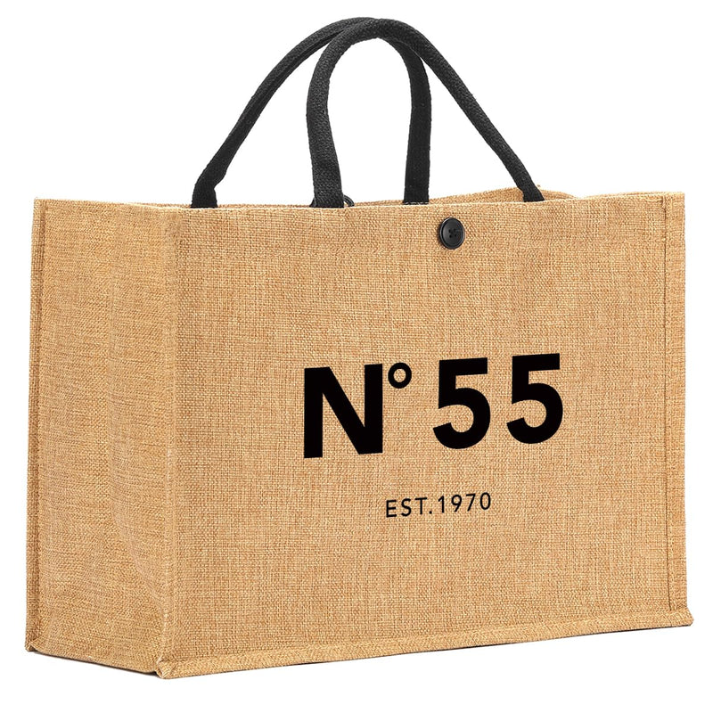 55th Birthday Gifts for Women - Beach Bag Canvas ToteBag665 Grocery Bags