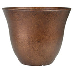 Load image into Gallery viewer, Classic Home and Garden Honeysuckle Resin Flower Pot Planter, Copper, 13&quot;
