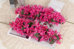 Load image into Gallery viewer, IPOPU 4PCS Bougainvillea Artificial Flowers 42" Long Stem Pink Faux Silk Bougainvillea Flowers Fake Hanging Flower Branches for Wedding Table Centerpieces Home Garden Arch Wall Decorations (Deep Pink)
