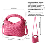 Load image into Gallery viewer, Fashion Small Woven Bag for Women, Handmade MINI HOBO Tote Bag Crossbody Handbag Travel Summer Beach Bag
