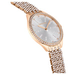 Load image into Gallery viewer, Swarovski Attract Watch, Swiss Watch with Sparkling White Crystals, Rose-Gold Tone Casing and Band, Part of The Attract Collection
