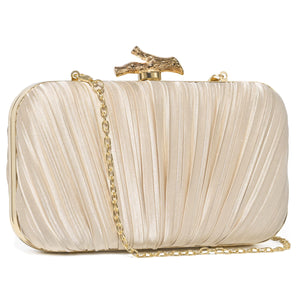 CHUNLI Clutch Purses for Women Evening/Wedding Chic Woven Bag Formal PU Leather Purse Designer Handbags for Women