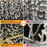Load image into Gallery viewer, kvtinmty 14-Light Modern Large Crystal Chandelier for Dining Room, 48&quot; Round Gold Crystal Tree Branche Chandelier, Living Room Crystal Chandelier, Crystal Chandeliers for High Ceiling,Entryway,Foyer

