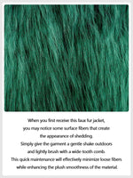 Load image into Gallery viewer, Danedvi Women's Fashion Cropped Faux Fur Jacket Long Sleeve Open Front Cardigan Casual Fluffy Parka Shaggy Short Coat
