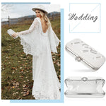 Load image into Gallery viewer, Kacctyen Christmas Mama Gift Rhinestone Clutch Bag Mama Clutch Purse Diamond Evening Bag Purse Embellished Rhinestone Box Bag(Classic Style)

