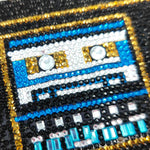 Load image into Gallery viewer, Boutique De FGG Retro Crystal Clutch Purses for Women Luxury Rhinestone Evening Bag Novelty Formal Party Clutch Handbag,Mini,Black Boombox
