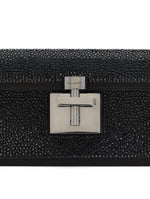 Load image into Gallery viewer, Oscar de la Renta, Crystal Pave Alibi Clutch, Black
