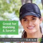 Load image into Gallery viewer, Gaiam Womens Classic Fitness Hat Baseball Cap, Leopard Print Black
