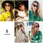 Load image into Gallery viewer, SOJOS Sunglasses for Women Men Vintage Style Shades SJ2157,Black/Pink
