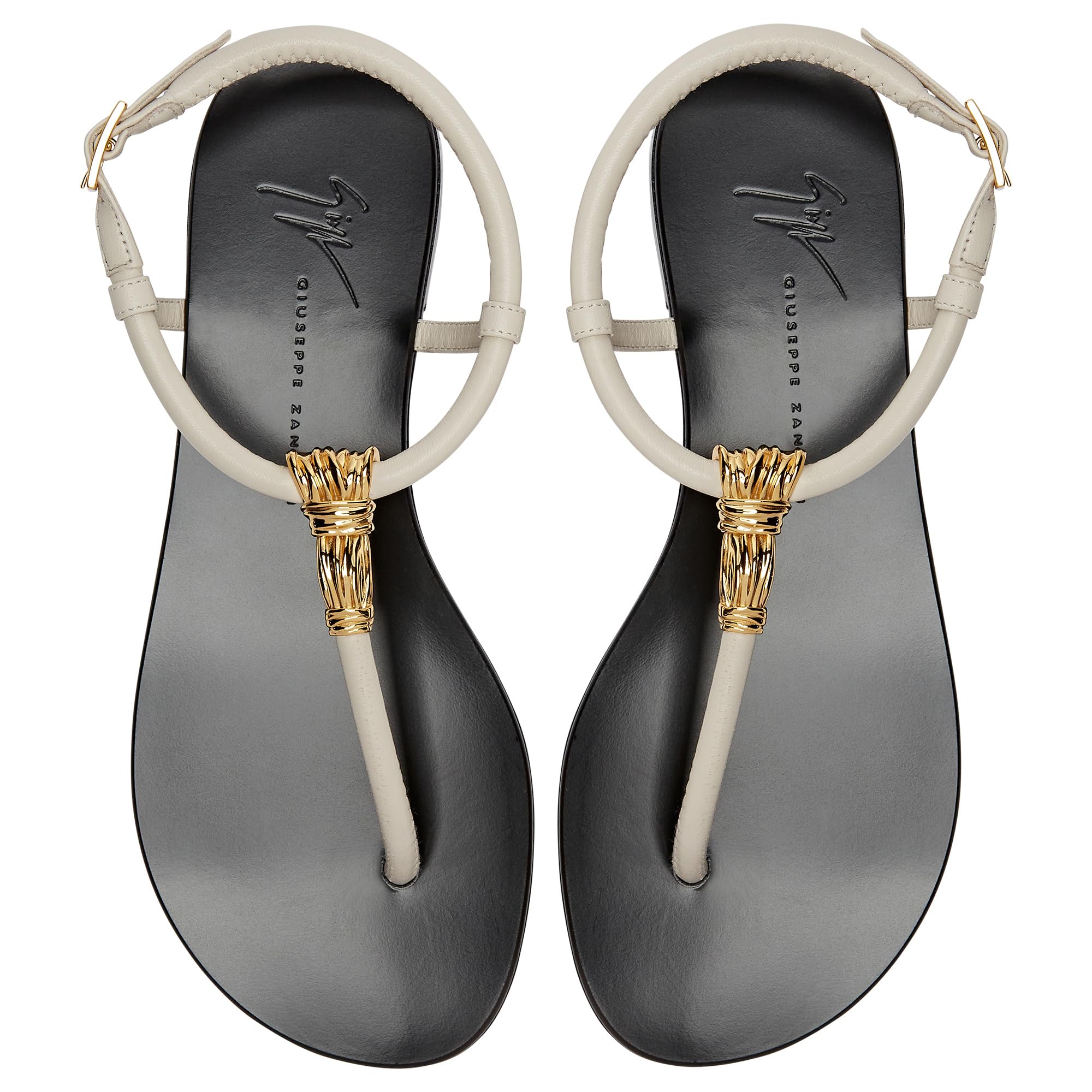 Giuseppe Zanotti, Tie Flat, 9.5, White