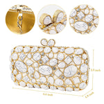 Load image into Gallery viewer, Turquoise Crystal Evening Clutch Bag Elegant Bride Wedding Party Purse for Women
