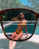Load image into Gallery viewer, FIMILU 2 Packs Sunglasses for Women Polarized UV400 Protection Lens Big Frame Fashion Glasses Trendy Stylish Shade
