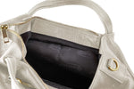 Load image into Gallery viewer, Baroncelli Italian Beige Leather Purse for Women Genuine Soft Leather Medium Size Shoulder Crossbody Bag Made in Italy
