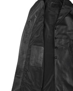 Load image into Gallery viewer, Decrum Womans Black Leather Coat - Real Leather Jackets Womens | [1514271] Btmn Coat, XS
