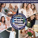 Load image into Gallery viewer, YOOLIFE Gifts for Women - Personalized Birthday Gifts for Women, Graduation Gifts, Mothers Day Gifts, Bridesmaid Gifts, Gifts for Friend Mom Teacher Sister Girls, Initial Beach Bag Travel Bag, Blue K
