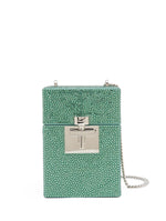 Load image into Gallery viewer, Oscar de la Renta, Pave Crystal Alibi Top Handle Bag, Sage
