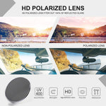 Load image into Gallery viewer, HAOLOTA Polarized Sunglasses for Women, Rhinestone Wrap Around Sunglasses with UV400 Protection
