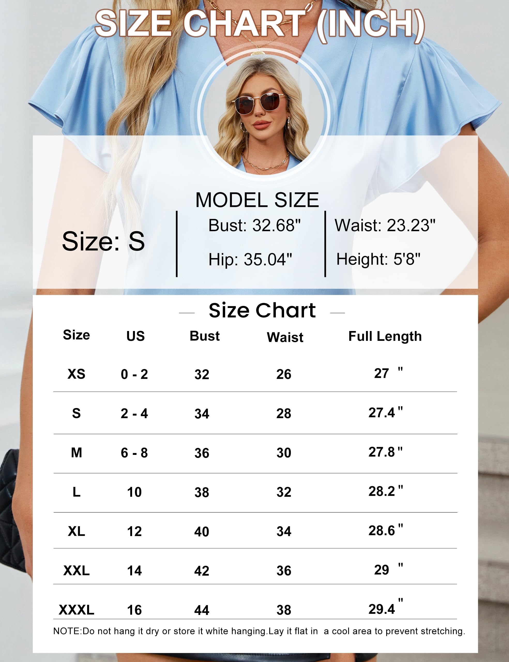 Blooming Jelly Women Silk Dressy Casual Business Blouse Ruffle Sleeve Summer Tops Work Professional Outfits (S, Beige)