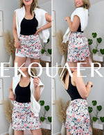 Load image into Gallery viewer, Ekouaer Women&#39;s Tennis Tkirts with Shorts High Waisted Athletic Golf Skorts Tennis Tkirts Printed Floral Small
