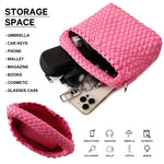 Load image into Gallery viewer, Fashion Small Woven Bag for Women, Handmade MINI HOBO Tote Bag Crossbody Handbag Travel Summer Beach Bag
