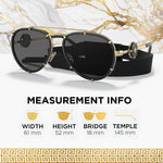 Load image into Gallery viewer, VERSACE VE2232 Medusa PILOT Shape Sunglasses with Luxury Eyewear kit
