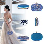Load image into Gallery viewer, Suhatjia Evening Clutch Purse Rhinestone Clutch Purses for Women
