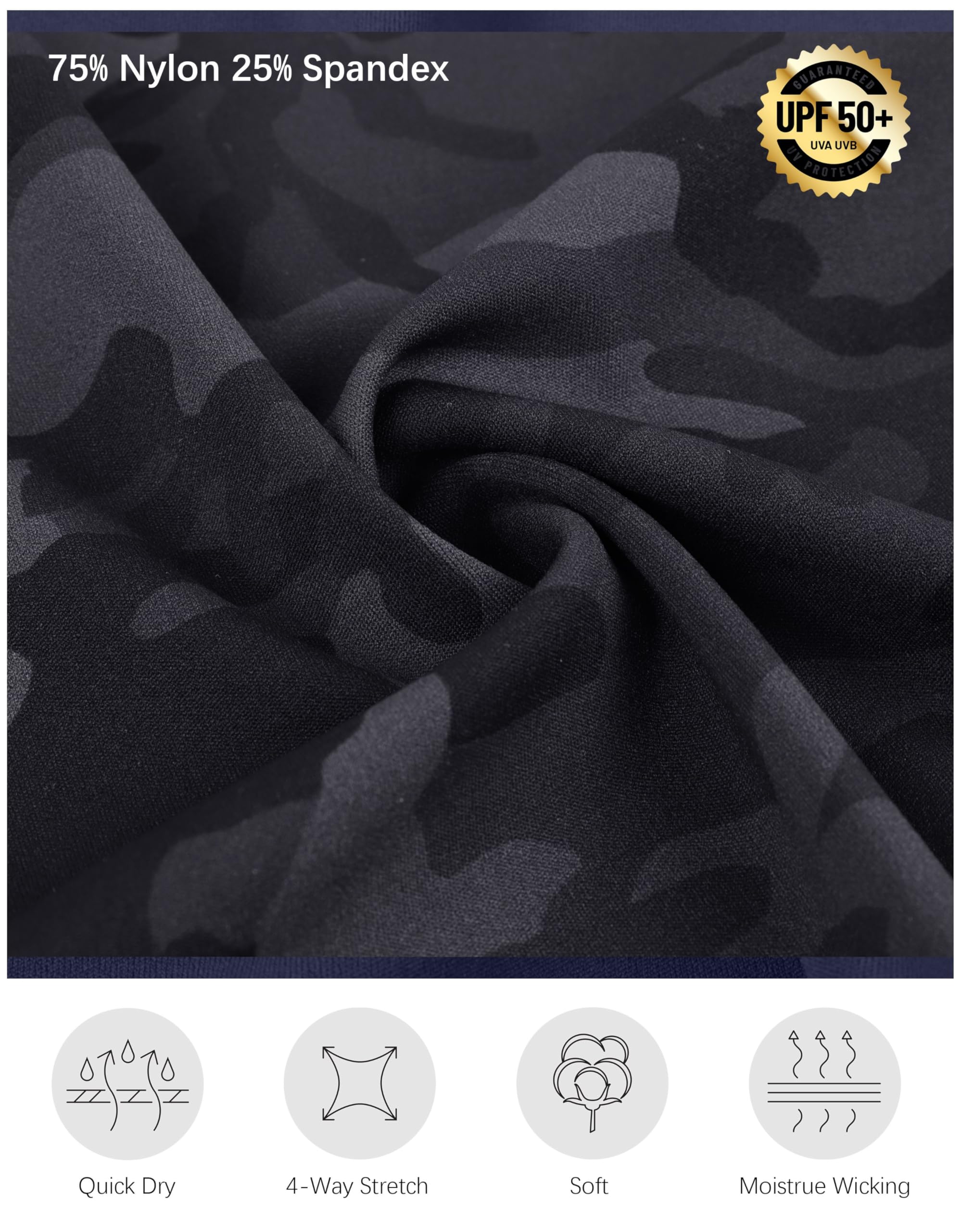 SANTINY 16" Golf Skorts Skirts for Women Zipper Pockets Women's High Waisted Tennis Skirt Athletic Skort (Grey Camo_M)