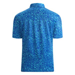 Load image into Gallery viewer, Damipow Premium Golf Shirts for Men Dry Fit Performance Polo Short Sleeve Collared Shirt,Blue,L
