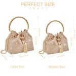 Load image into Gallery viewer, TOPALL Upgrade Rhinestone Evening Bag Bling Purse Sparkly Diamond Silver Clutch Purses for Women Party Club Wedding Prom (Medium)
