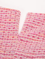 Load image into Gallery viewer, GRACE KARIN Women's Pink Dress Elegant Cap Sleeve Tweed HIPS-Wrapped Pencil Dress for Cocktail
