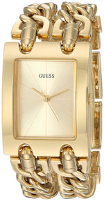 Load image into Gallery viewer, GUESS Gold-Tone Multi-Chain Bracelet Watch with Self-Adjustable Links. Color: Gold-Tone (Model: U1117L2)
