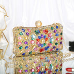 Load image into Gallery viewer, Beaguful Women&#39;s Evening Bags Sparkly Rhinestone Clutch Purses Luxury Handbags Royal Blue

