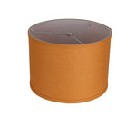 Load image into Gallery viewer, Urbanest Classic Drum Burlap Lampshade, 14-inch by 14-inch by 10-inch, Tangerine
