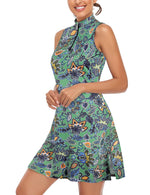 Load image into Gallery viewer, Cucuchy Womens Golf Tennis Dress Sleeveless Athletic Sports Workout Dresses with Shorts and Pockets
