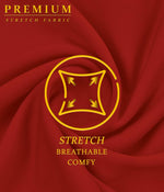 Load image into Gallery viewer, Hybrid &amp; Company Womens Pencil Skirt Premium Nylon Ponte Stretch Office Made in The USA Below Knee KSK45006 1073T RED M
