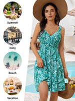 Load image into Gallery viewer, TORARY Resort Wear for Women 2026 Summer Flowy A Line Beach Dresses with Pockets
