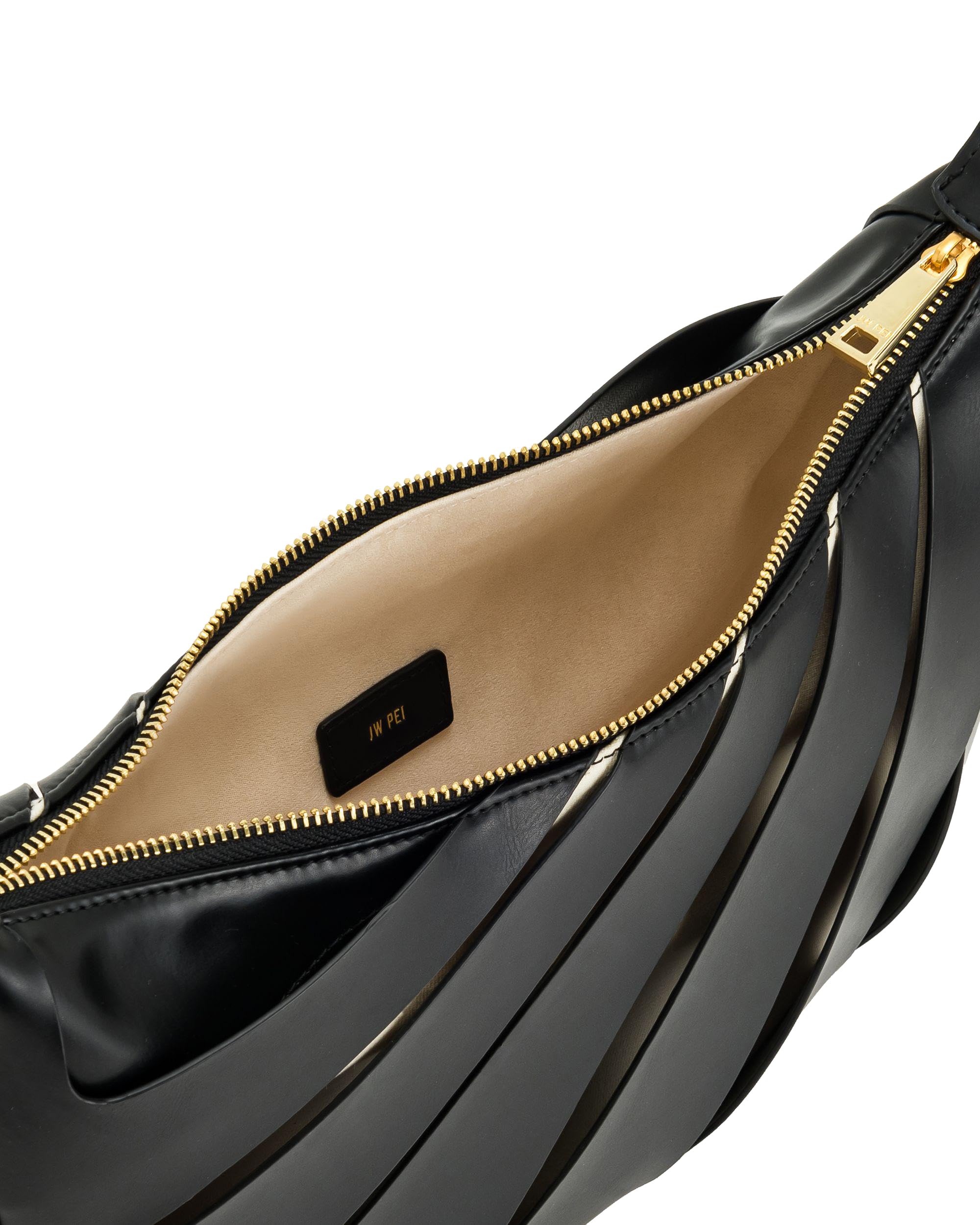 JW PEI Women's Jana Hollow Out Shoulder Bag - Black