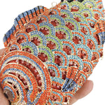 Load image into Gallery viewer, Boutique De FGG Fish Rhinestone Clutch Purses for Women Formal Evening Bags Prom Purse Wedding Party Crystal Clutch Bag,Mini,Orange
