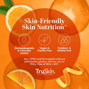 TruSkin Vitamin C Serum For Face – Anti Aging Formula with Vitamin C, Hyaluronic Acid, Vitamin E – Brightening Serum – Improve Appearance of Dark Spots, Tone, Fine Lines & Wrinkles, 2 Fl Oz