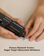 Load image into Gallery viewer, SugarTang Moissanite Cross Necklace for Women and Men, 14K/18K Gold Plated Sterling Silver Diamond Cross Necklaces (0.66cttw/0.94cttw,Silver/Gold)
