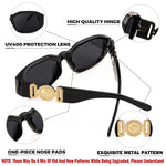 Load image into Gallery viewer, FEISEDY Retro Trendy Rectangle Sunglasses Women Men Vintage 90s Small Narrow Square Sunglasses B2322
