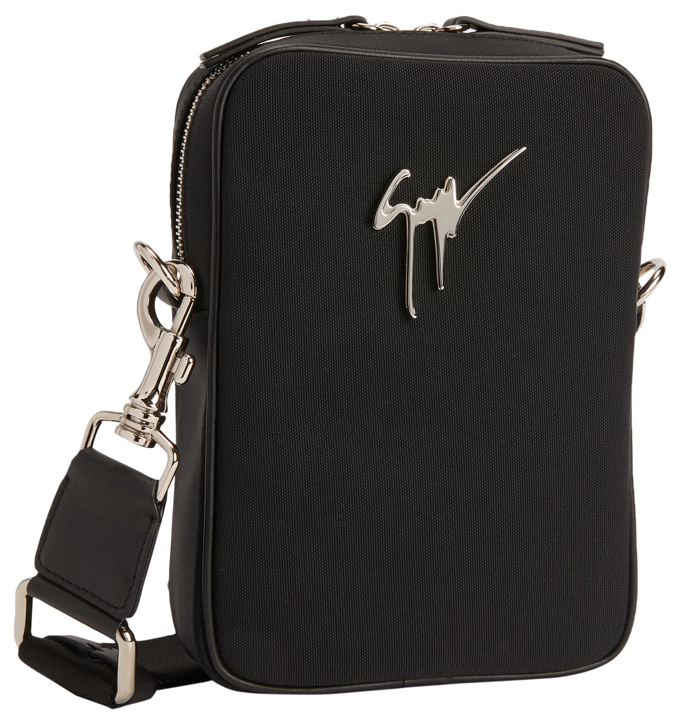 Giuseppe Zanotti, Thoby Synthetic Fabric Bag, One Size, Black