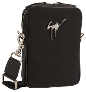 Giuseppe Zanotti, Thoby Synthetic Fabric Bag, One Size, Black