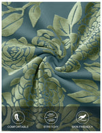 Load image into Gallery viewer, MEROKEETY Women's 2026 Spring Wedding Guest Maxi Dress Long Sleeve Bodycon Floral Mesh Fall Cocktail Formal Party Dresses, GrayGreen, Medium
