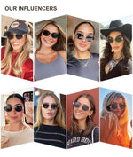 Load image into Gallery viewer, SOJOS Retro Oval Sunglasses for Women Trendy Sun Glasses Classic Shades UV400 Protection SJ1217 Gold/Grey
